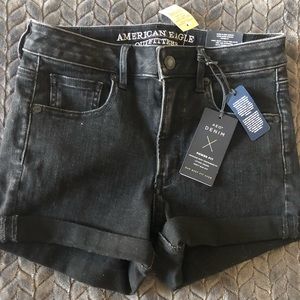American Eagle Super High Rise Denim Shorts